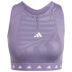 Adidas Γυναικείο μπουστάκι Powerimpact Training Medium-Support Techfit High-Neck Zip Bra